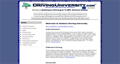 Desktop Screenshot of alaska.drivinguniversity.com