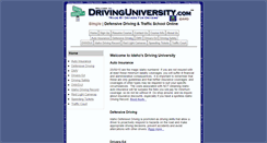 Desktop Screenshot of idaho.drivinguniversity.com