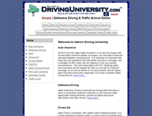 Tablet Screenshot of idaho.drivinguniversity.com